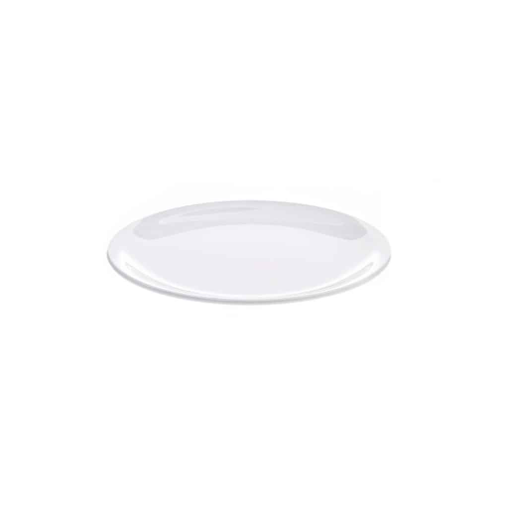 White Large Round Plate - 30cm - Primeware Ceramics