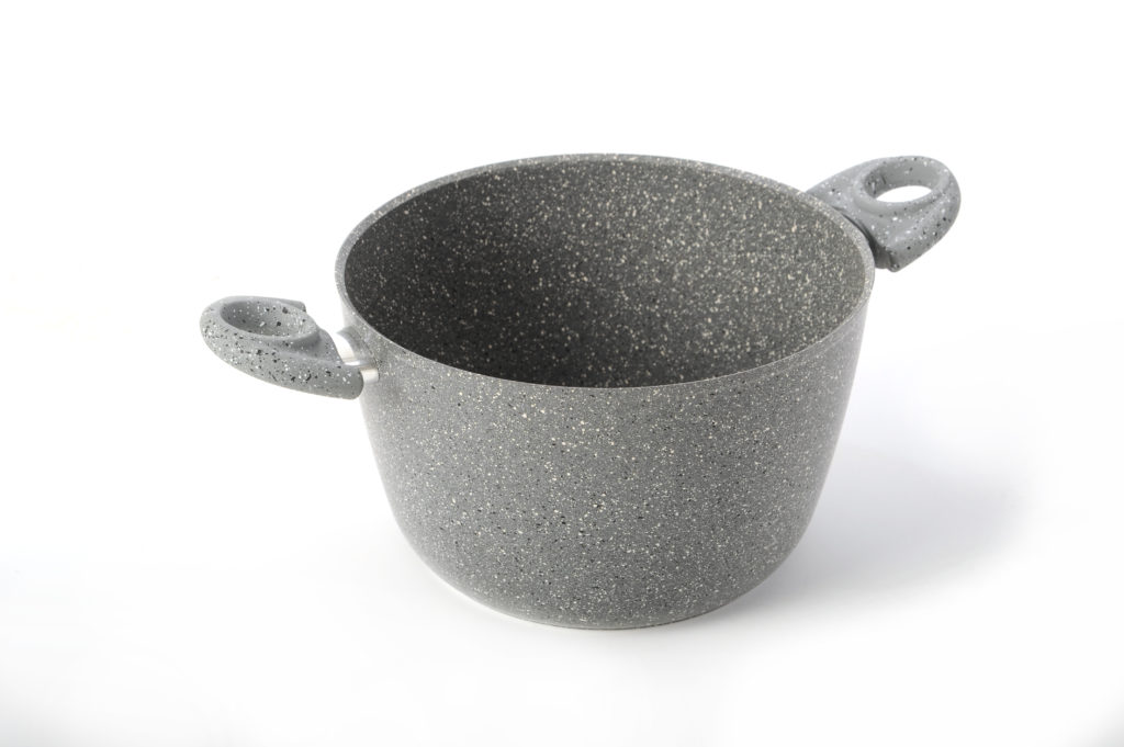 Granitware Round Deep Stone Pot 24cm Primeware Ceramics